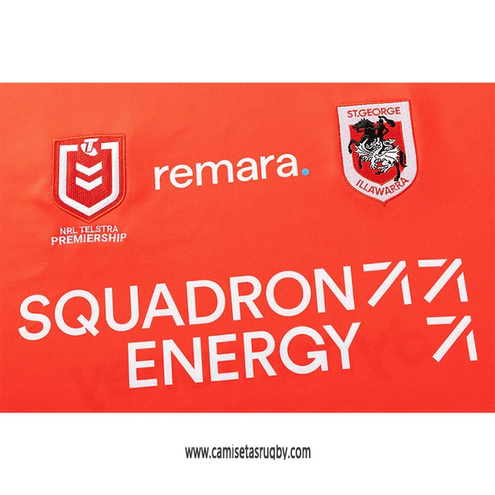 Camiseta St. George Illawarra Dragons Rugby 2026 Captains Run